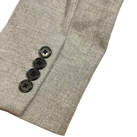 J Crew Women’s Regent Blazer In Four Season Stretch Heathered Gray Size 10 - Picture 3 of 9